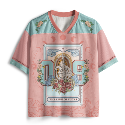 Purplehecate The Zero Of Fucks Tarot Mesh Jersey