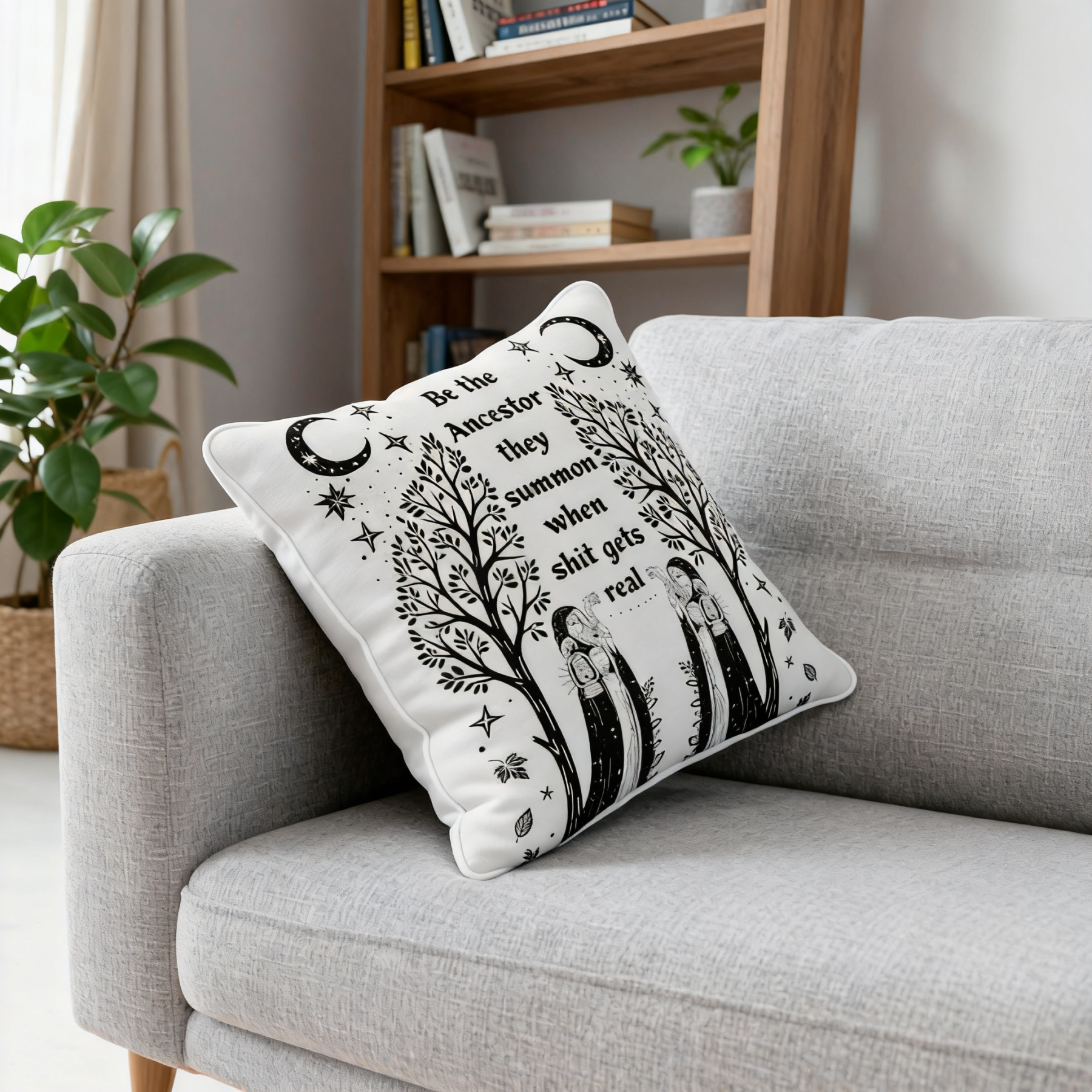 Purplehecate Be The Ancestor They Summon When Shit Gets Real Pillow