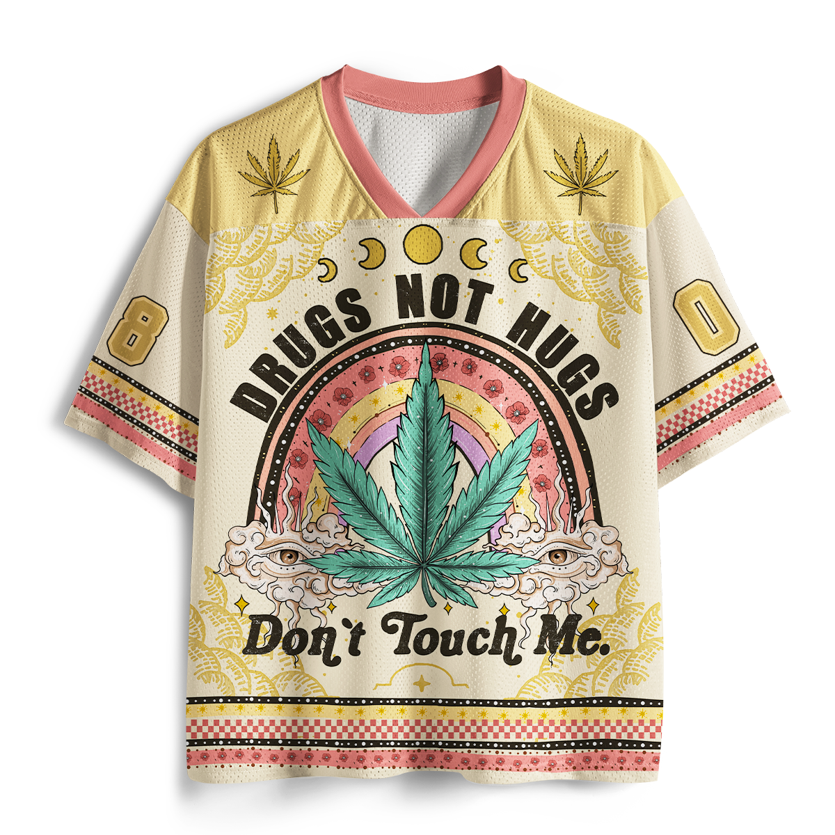 Purplehecate Drugs Not Hugs Mesh Jersey