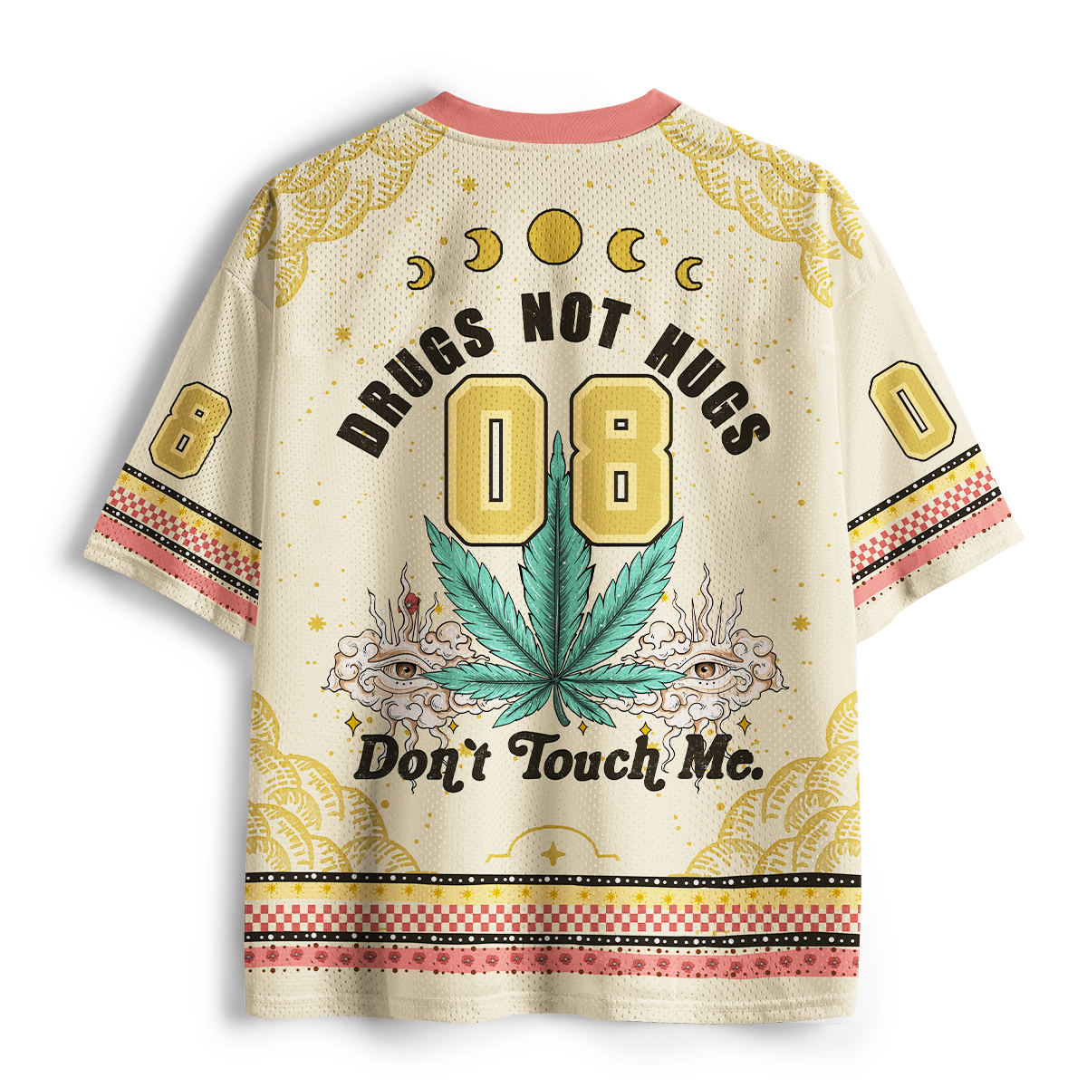 Purplehecate Drugs Not Hugs Mesh Jersey