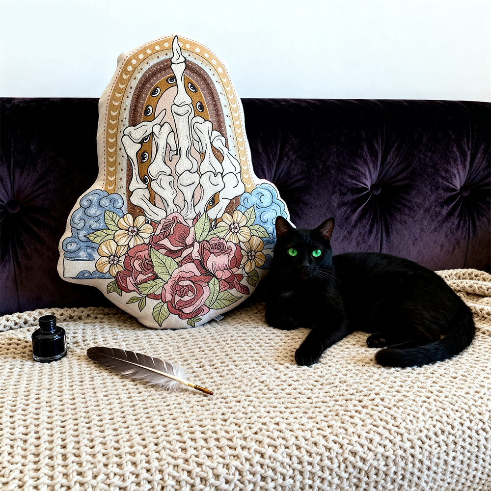 Purplehecate The Zero Of Fucks Pillow