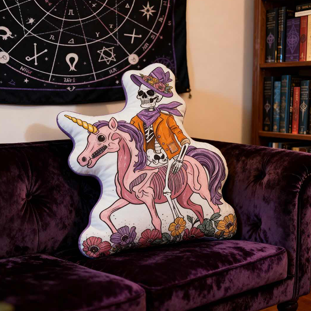 Purplehecate The Audacity Tarot Card Pillow