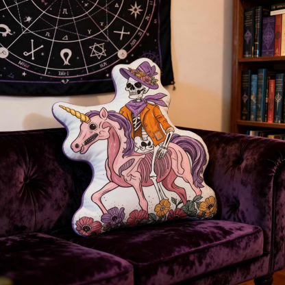 Purplehecate The Audacity Tarot Card Pillow