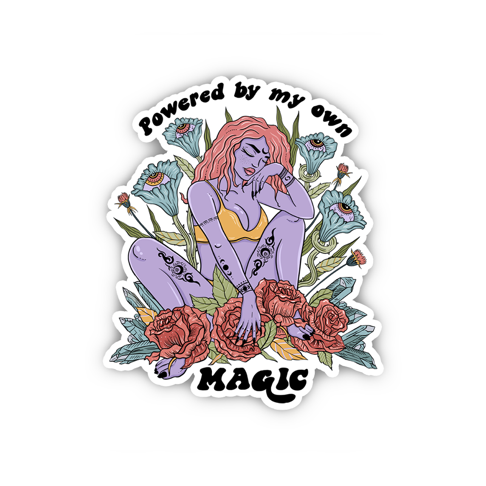 Purplehecate Powered By My Own Magic Sticker