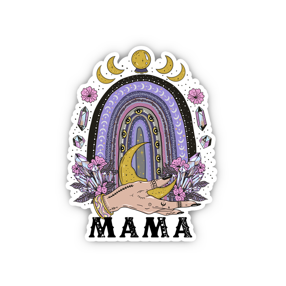 Purplehecate Gothic Mama Rainbow Sticker
