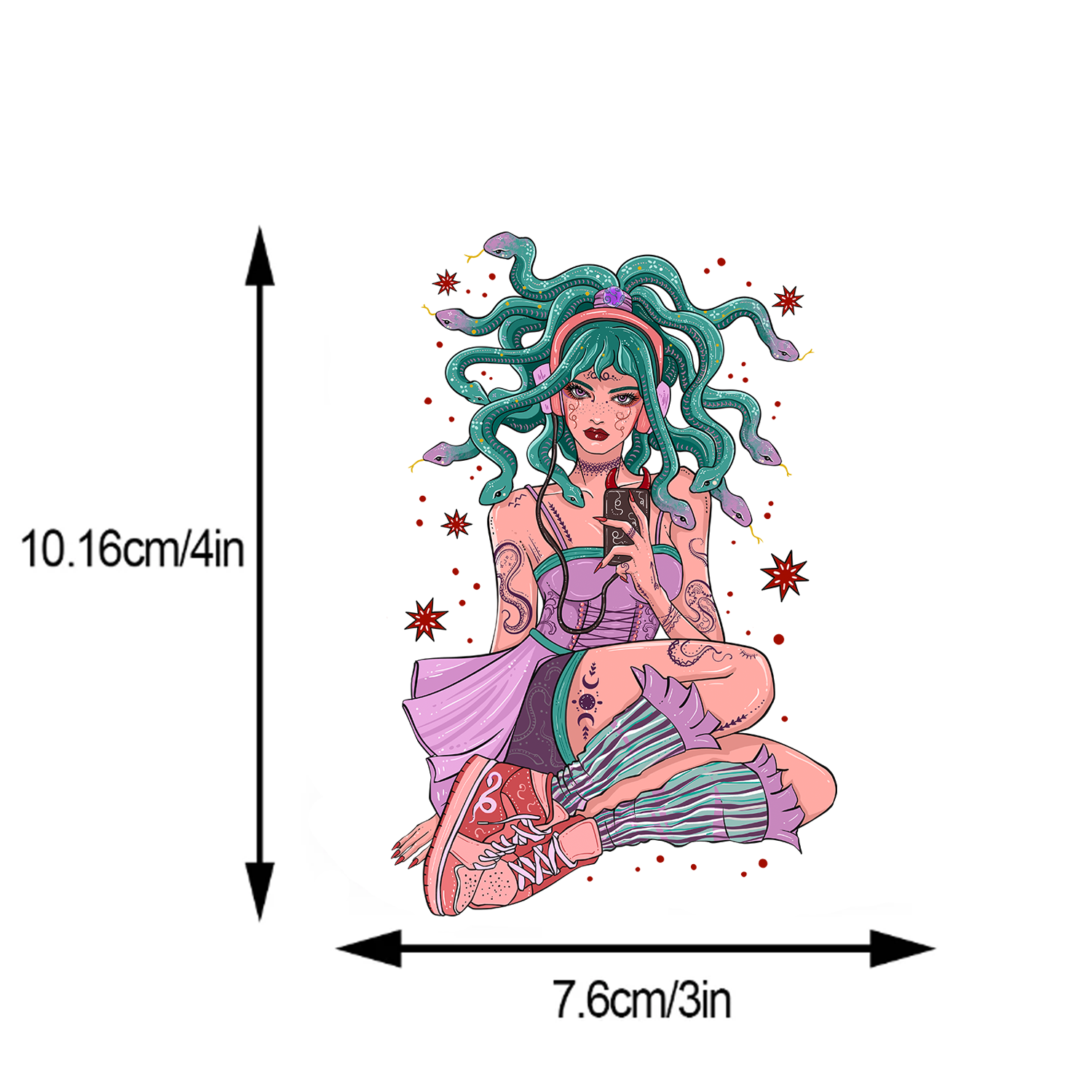 Purplehecate Gorgon Medusa Sticker