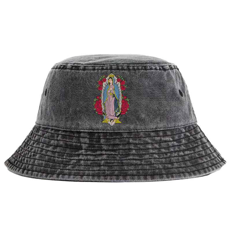 Purplehecate Mother Mary Bucket Hat