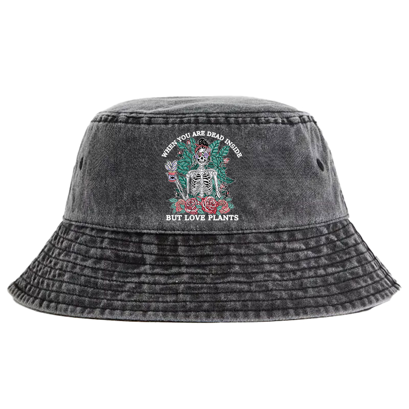 Purplehecate When You Dead Inside Bucket Hat