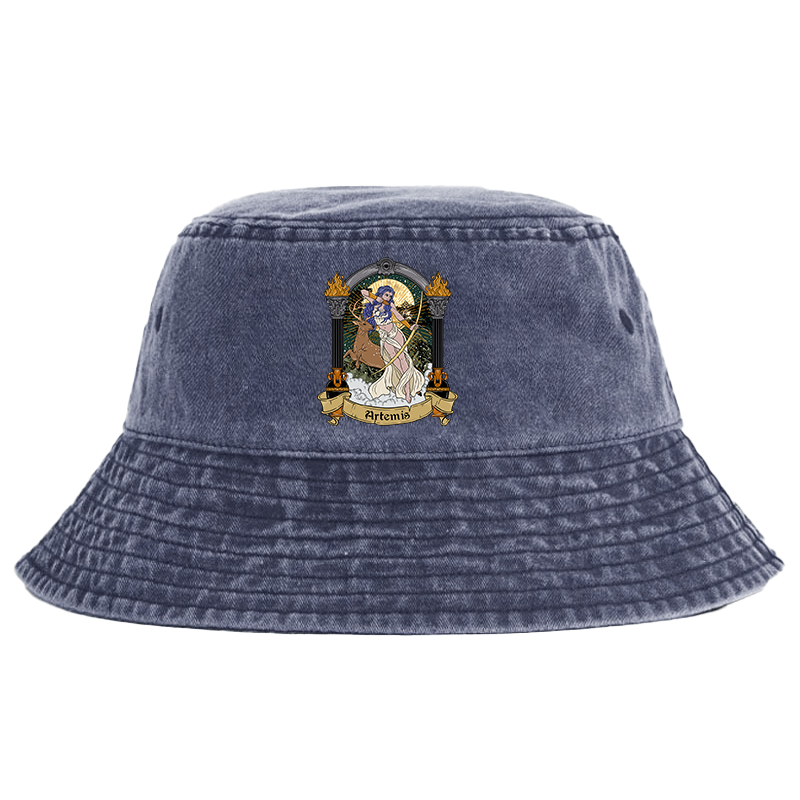 Purplehecate The Huntress Goddess Artemis Bucket Hat