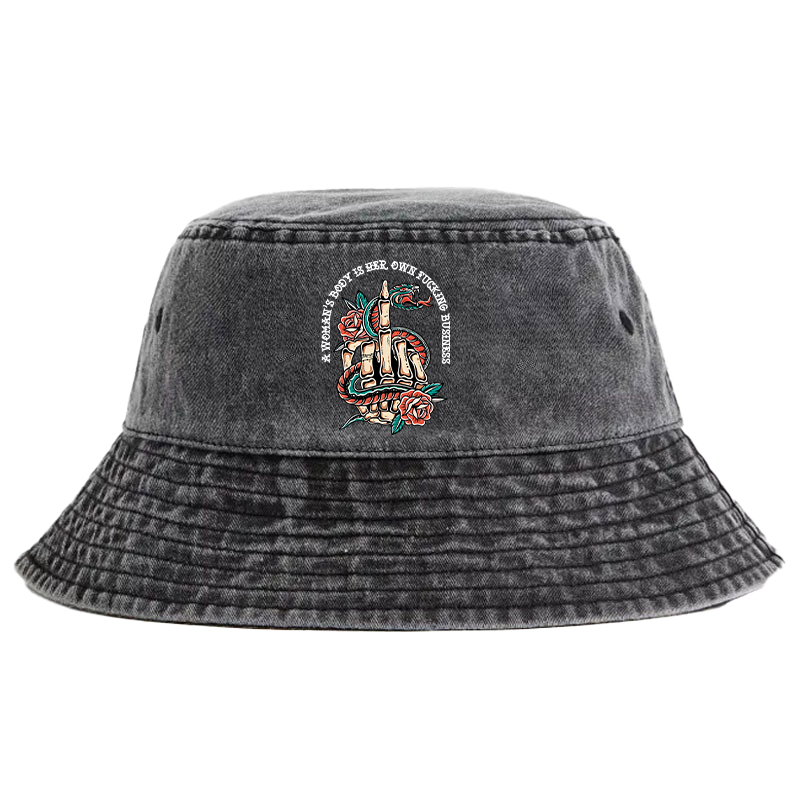 Purplehecate A Women’s Body Is Her Bucket Hat
