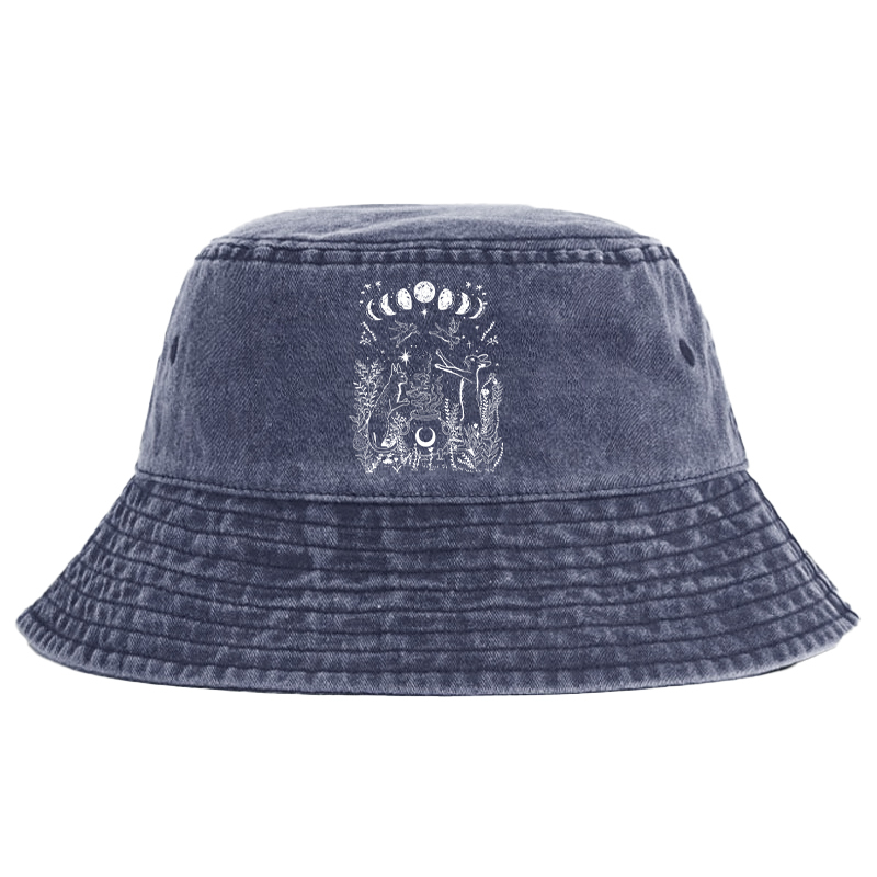 Purplehecate Celestial Cat Bucket Hat