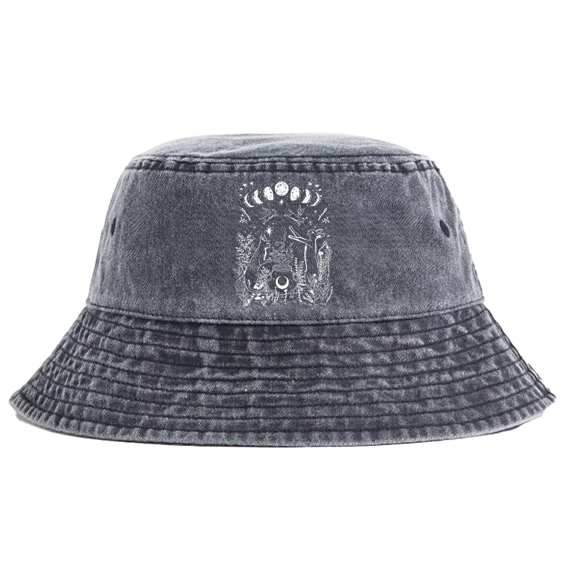 Purplehecate Celestial Cat Bucket Hat