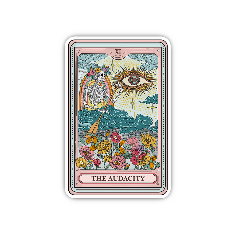 Purplehecate The Audacity Tarot  Sticker
