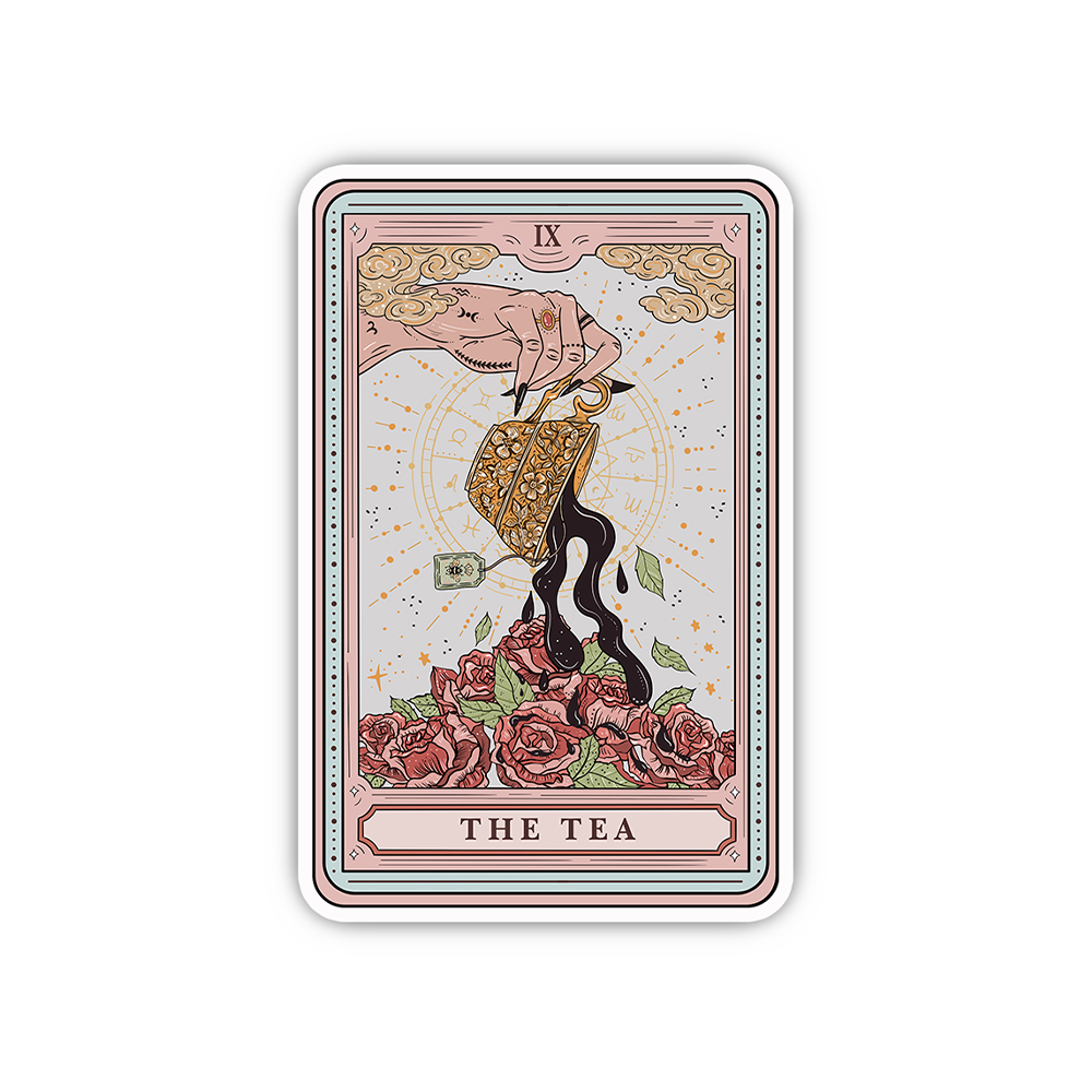 Purplehecate The Tea Tarot Sticker