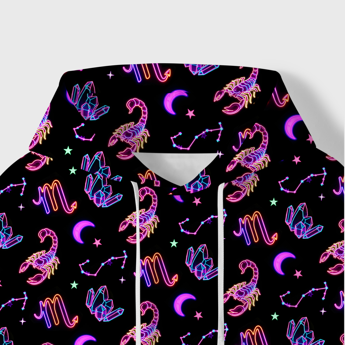 Purplehecate Scorpio Spirit Zodiac All-Over Print Hoodie