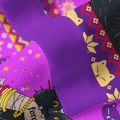 Purplehecate Feral Cat Ugly Cardigan Sweaters