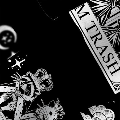 Purplehecate The Team Trash Kingdom Fuzzy Ugly Christmas Sweatshirt