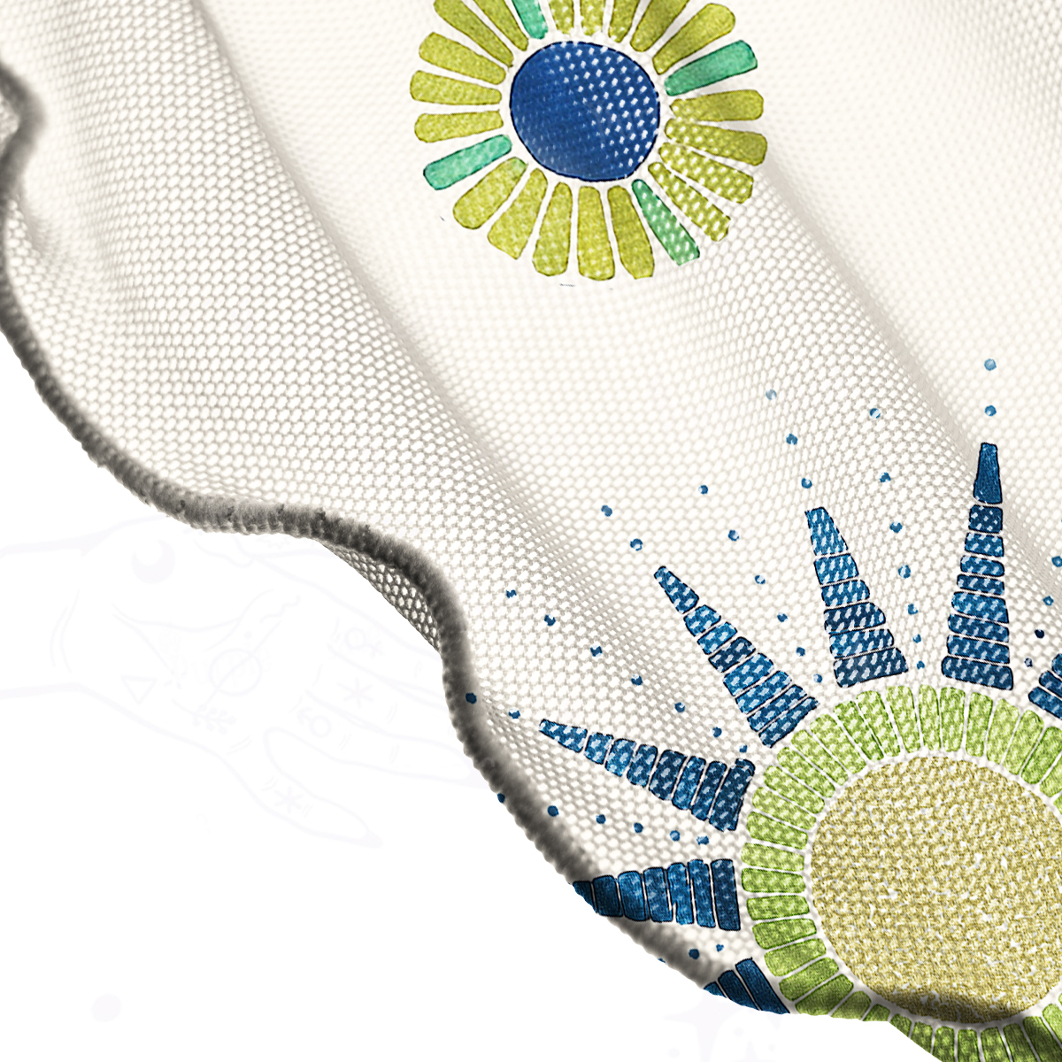 Purplehecate Sun Eye Mesh Cover Up Dress