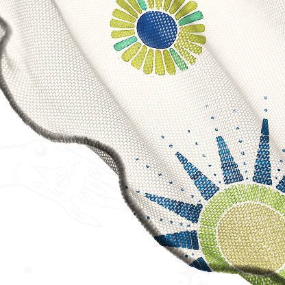 Purplehecate Sun Eye Mesh Cover Up Dress