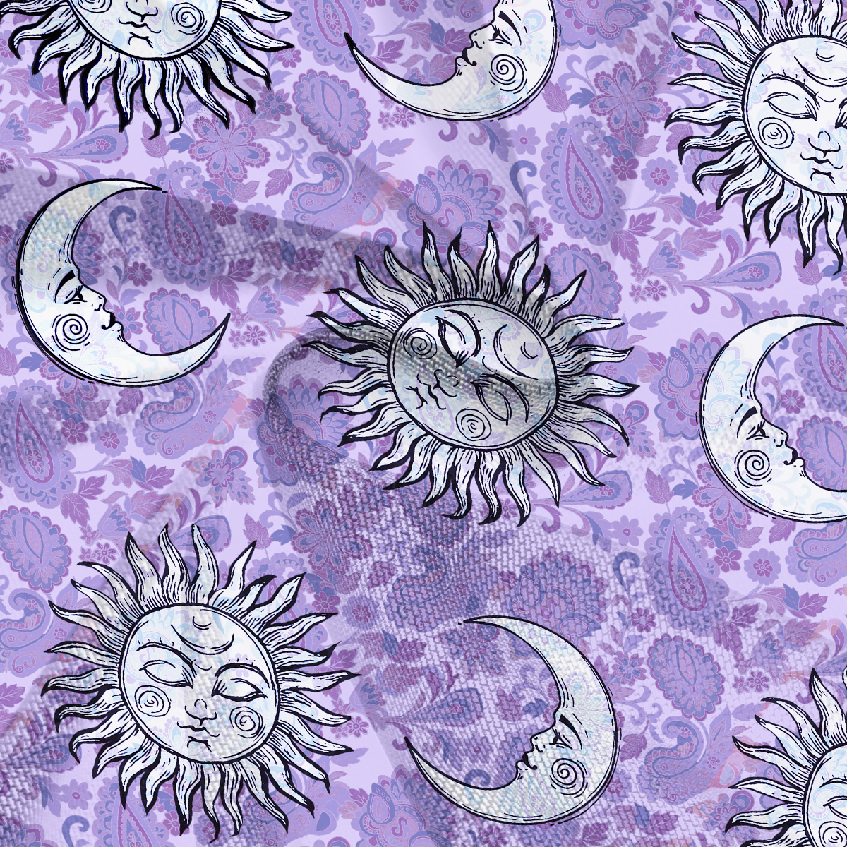 Purplehecate Sun & Moon Whispers Mesh Cover Up Dress