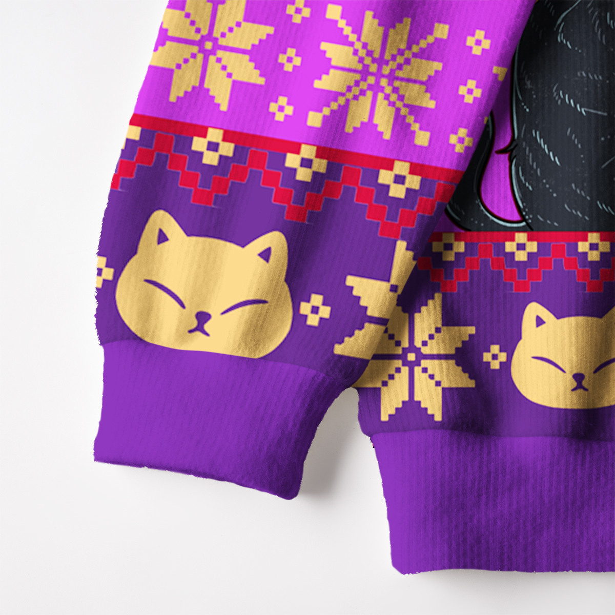 Purplehecate Feral Cat Ugly Cardigan Sweaters