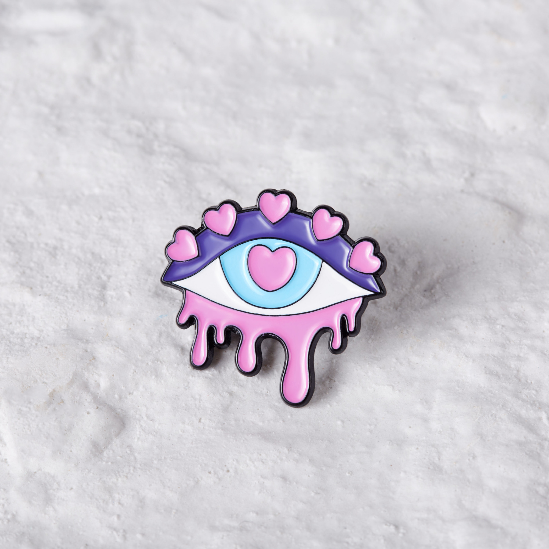 Love Evil Eye Pink Pin