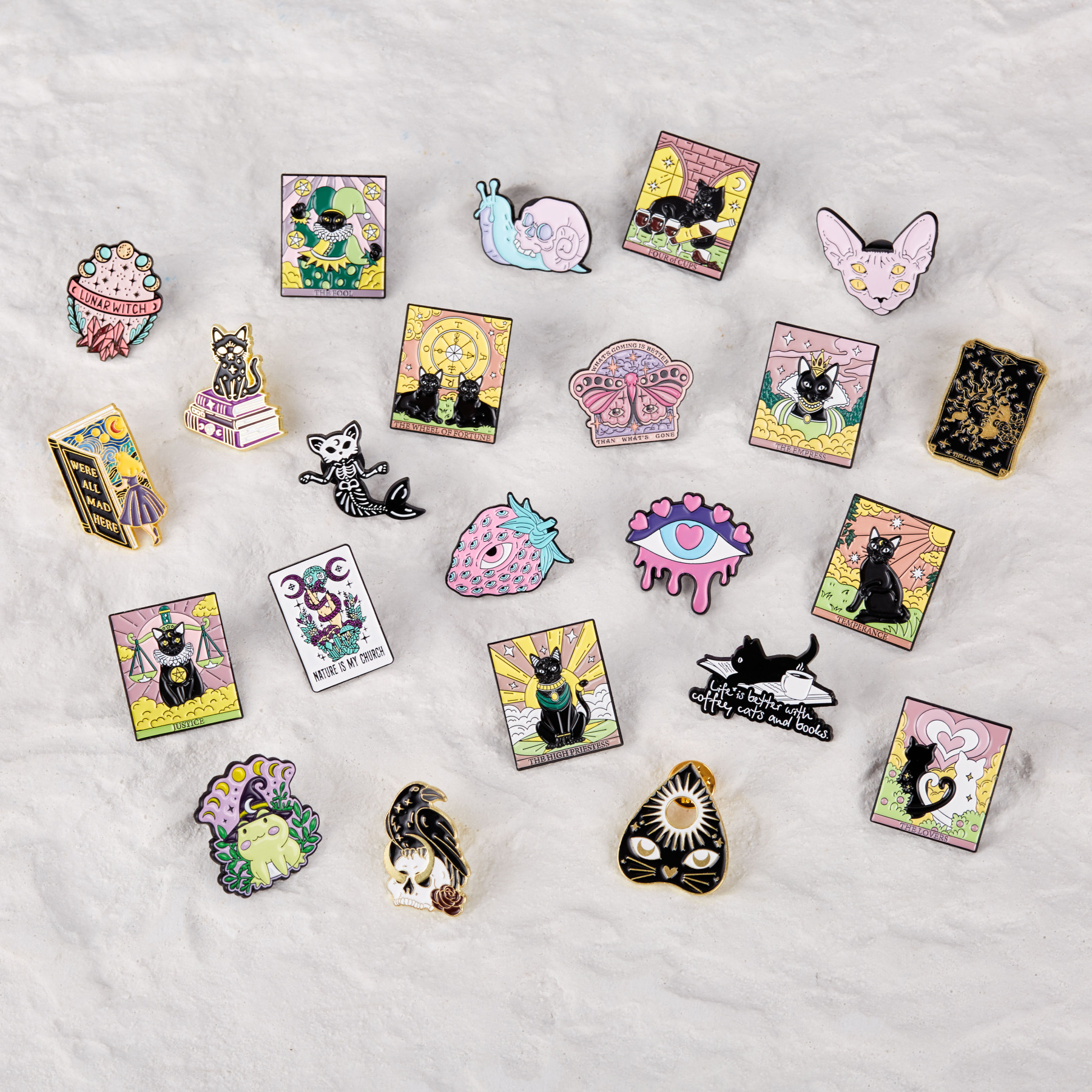 Evil Eye Strawberry Pin