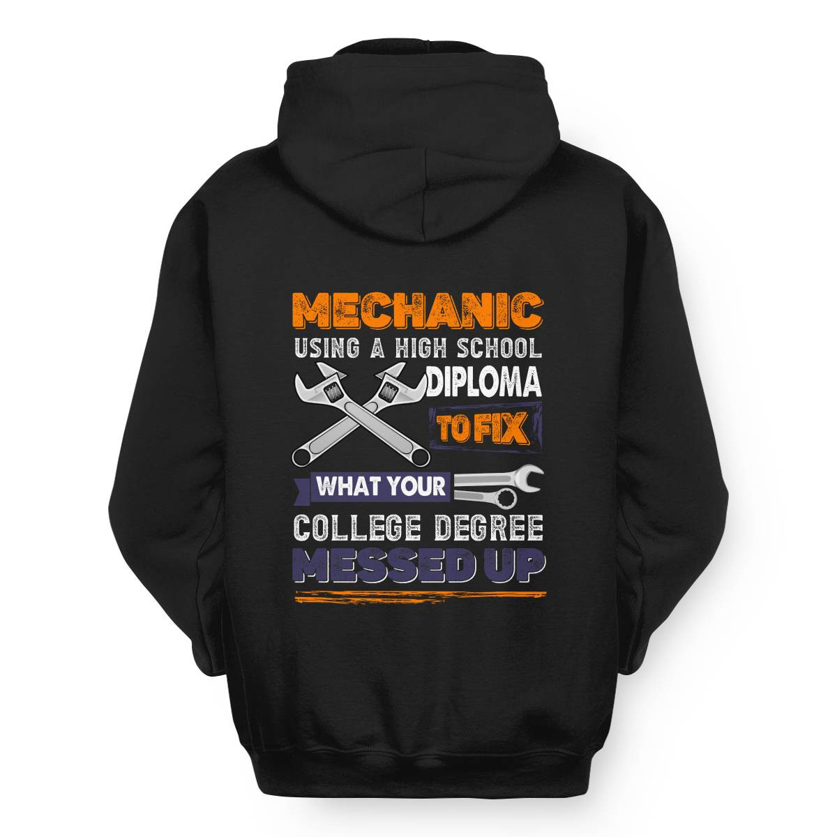 Mechanic using a high school diploma