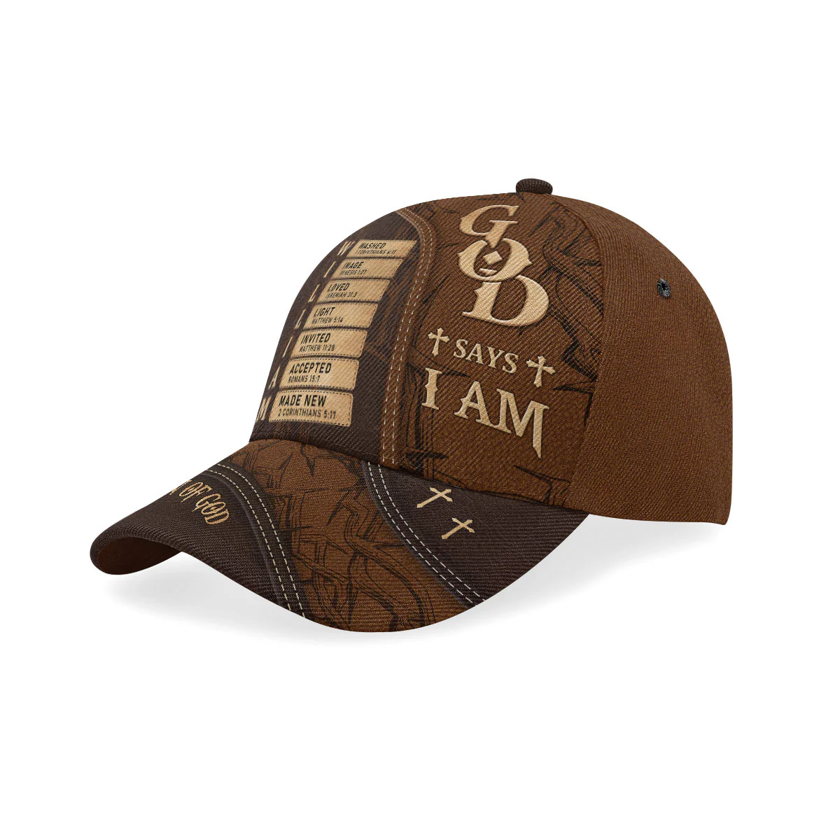 Man Of God |Woman Of God |Kid Of God | Personalized Classic Cap