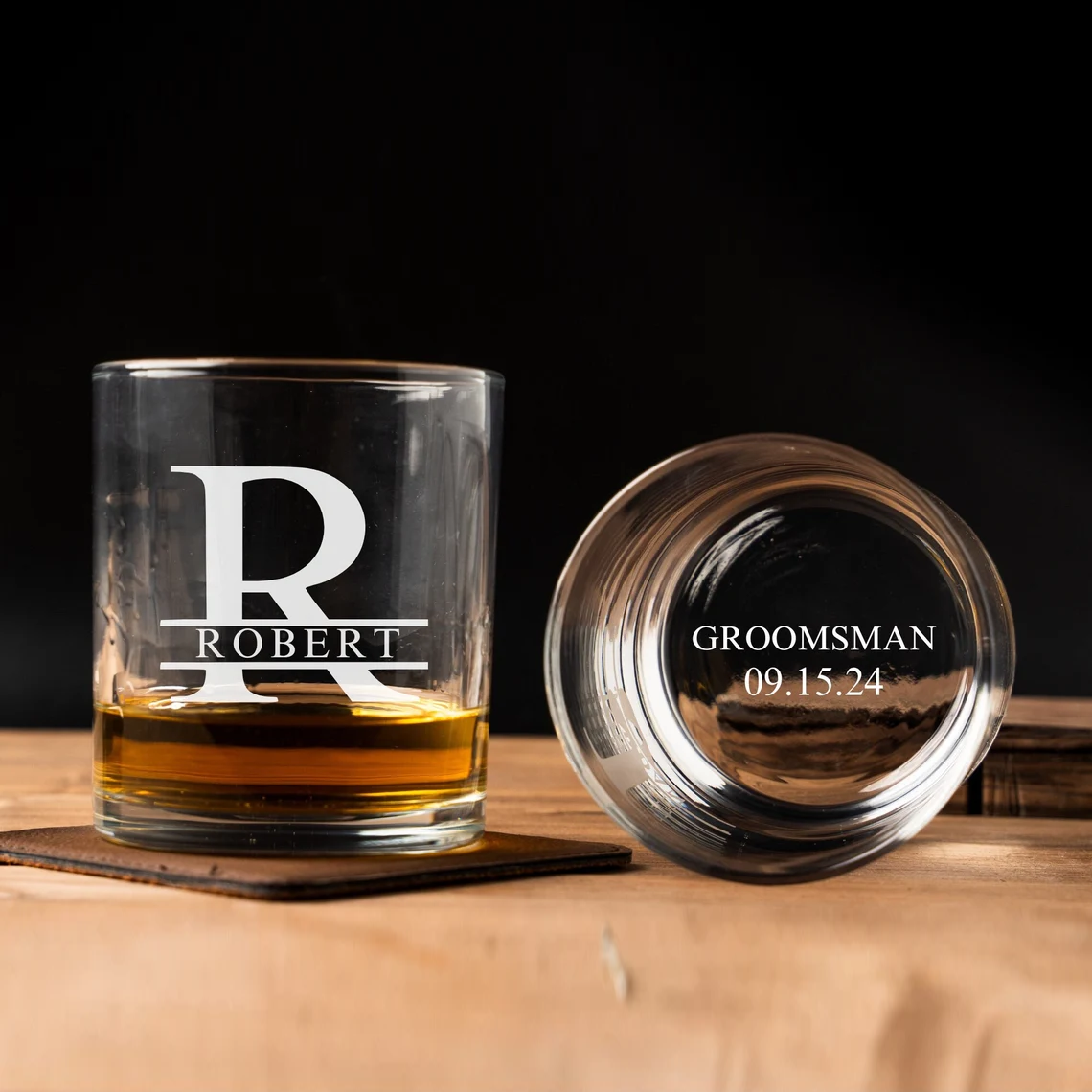Groomsmen Whiskey Glasses, Groomsmen Gift Idea, Engraved Old Fashion, Personalized Groomsmen, Best Man Gift, Groomsmen Proposal Gifts