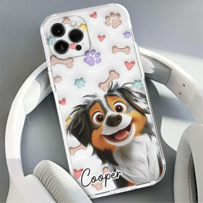 Baby Lovely Dogs - Personalized Custom 3D Inflated Effect Phone Case