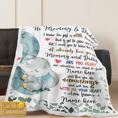 Personalized 1st Christmas Gift - Mommy And Daddy Version