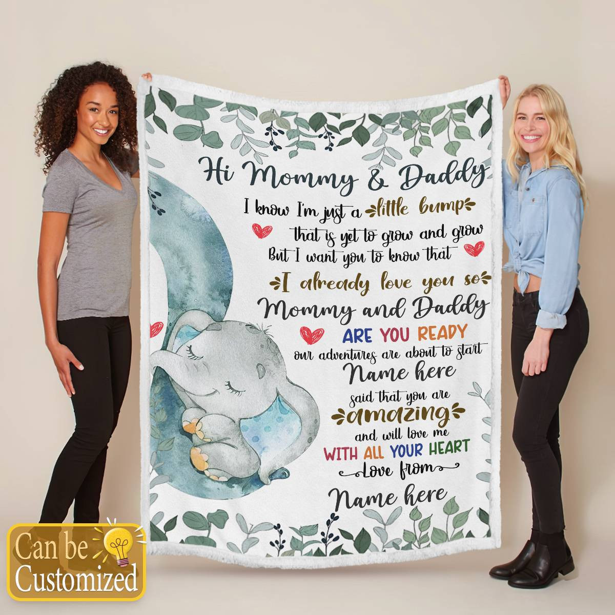 Personalized 1st Christmas Gift - Mommy And Daddy Version