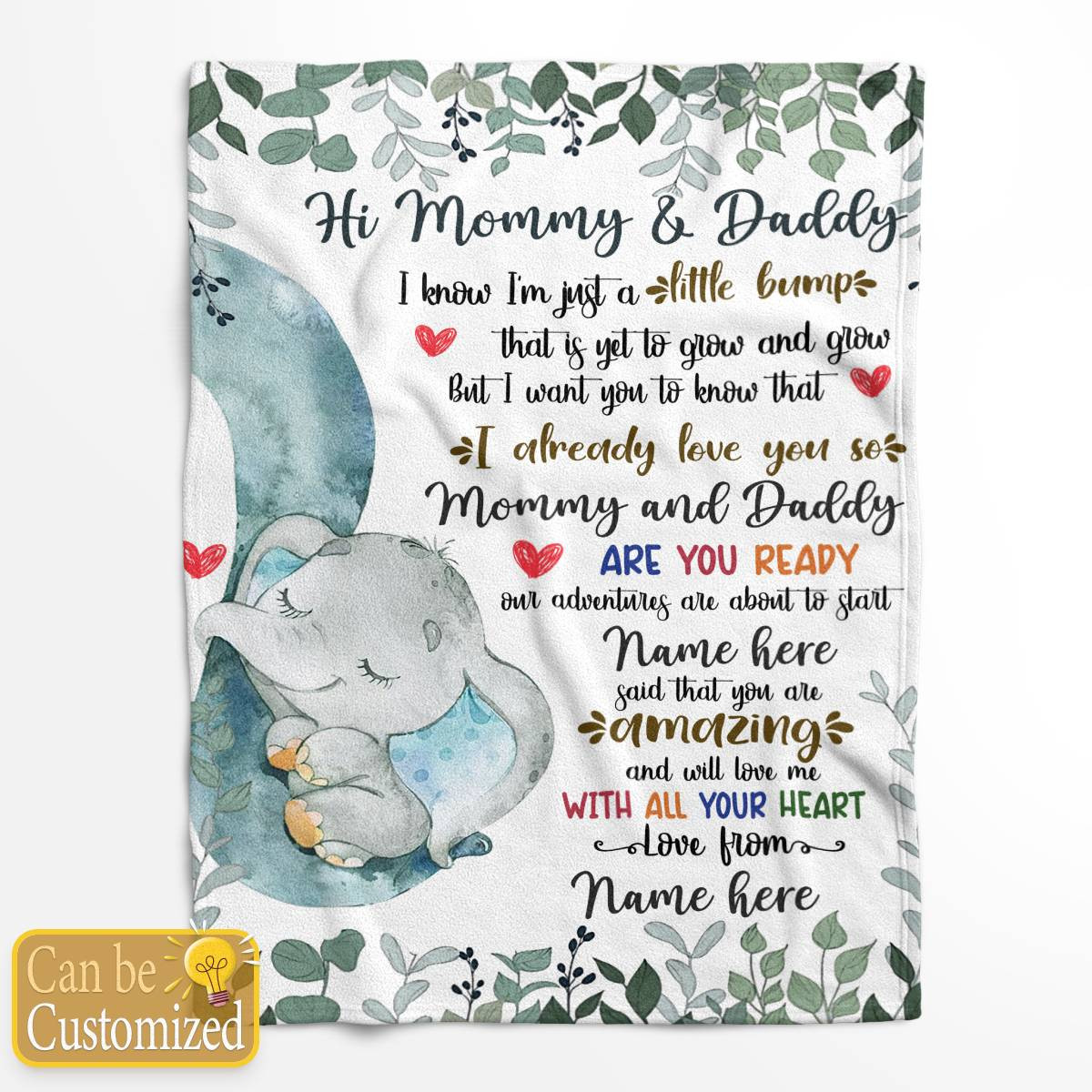 Personalized 1st Christmas Gift - Mommy And Daddy Version