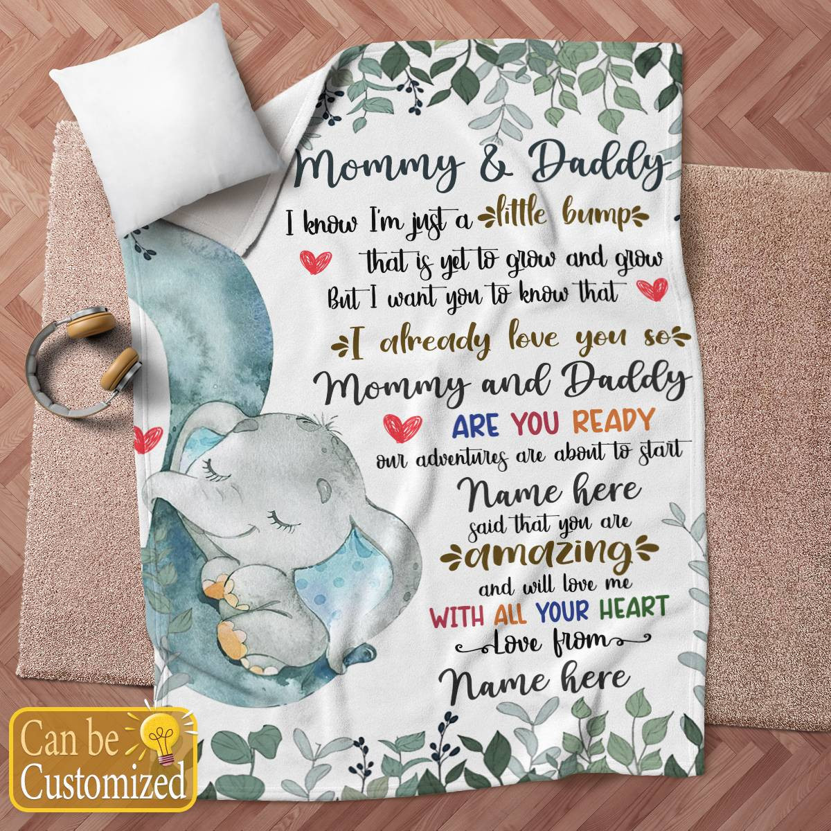 Personalized 1st Christmas Gift - Mommy And Daddy Version