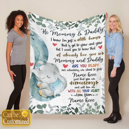 Personalized 1st Christmas Gift - Mommy And Daddy Version