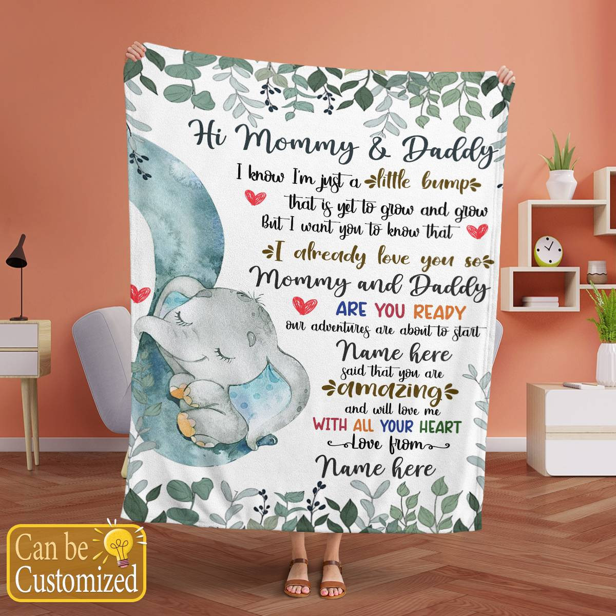 Personalized 1st Christmas Gift - Mommy And Daddy Version