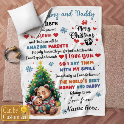 Personalized 1st Christmas Gift - Mommy And Daddy Version