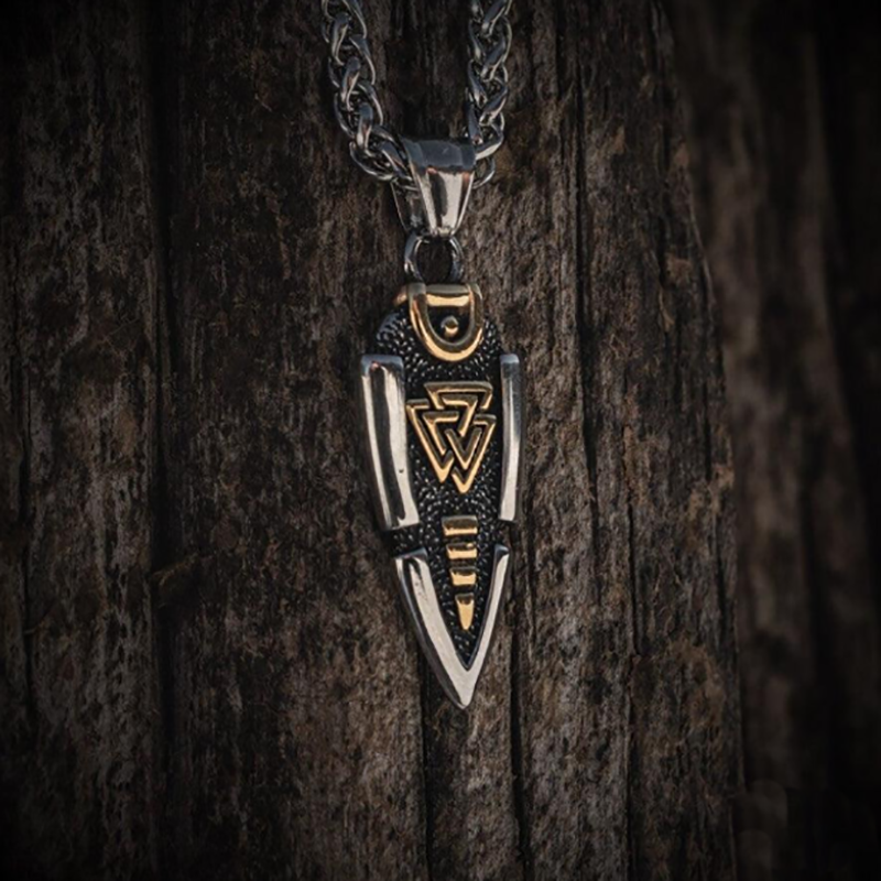 Odin's Spearhead Pendant Necklace