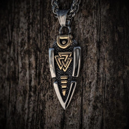 Odin's Spearhead Pendant Necklace