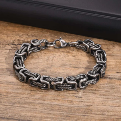 Vintage Byzantine Box Chain Bracelet