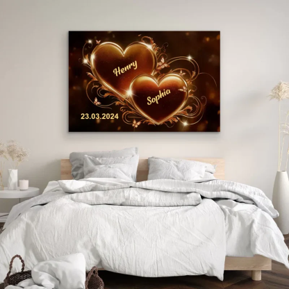 Personalized Poster - Custom Couple Art, The Perfect Gift for Him or Her, Celebrate Your Love with a Beautiful Portrait