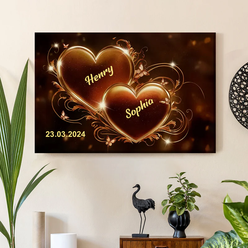 Personalized Poster - Custom Couple Art, The Perfect Gift for Him or Her, Celebrate Your Love with a Beautiful Portrait