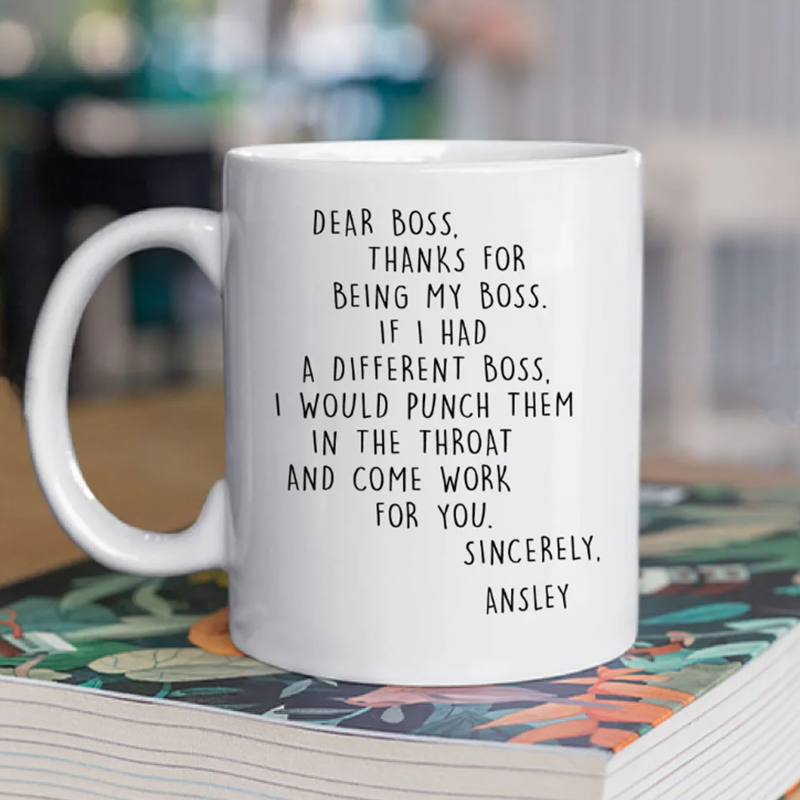 If I Had A Different Boss - Personalized Custom Coffee Mug
