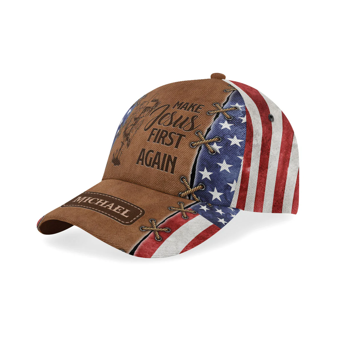 Make Jesus First Again | Personalized Classic Cap