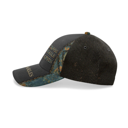 1 Cross 3 Nails 4 Given  Personalized Classic Cap-CP1077
