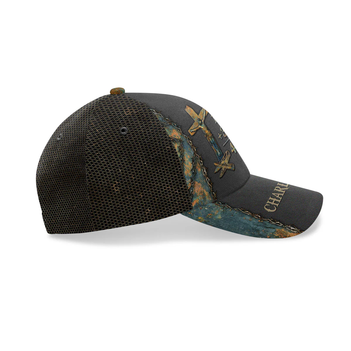1 Cross 3 Nails 4 Given  Personalized Classic Cap-CP1077