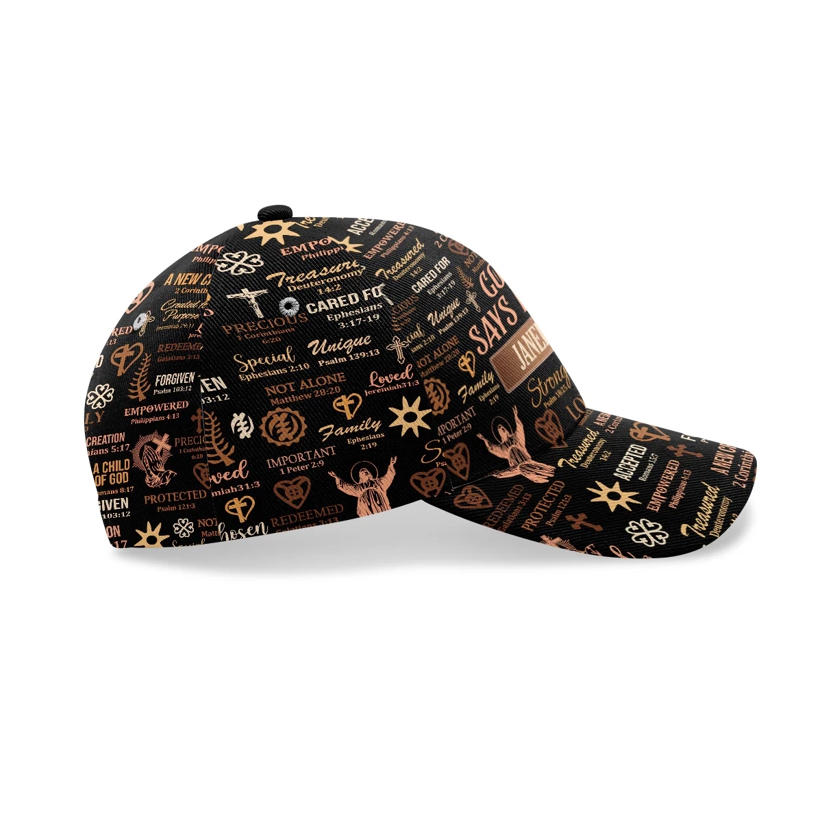 God Says I Am | Personalized Classic Cap