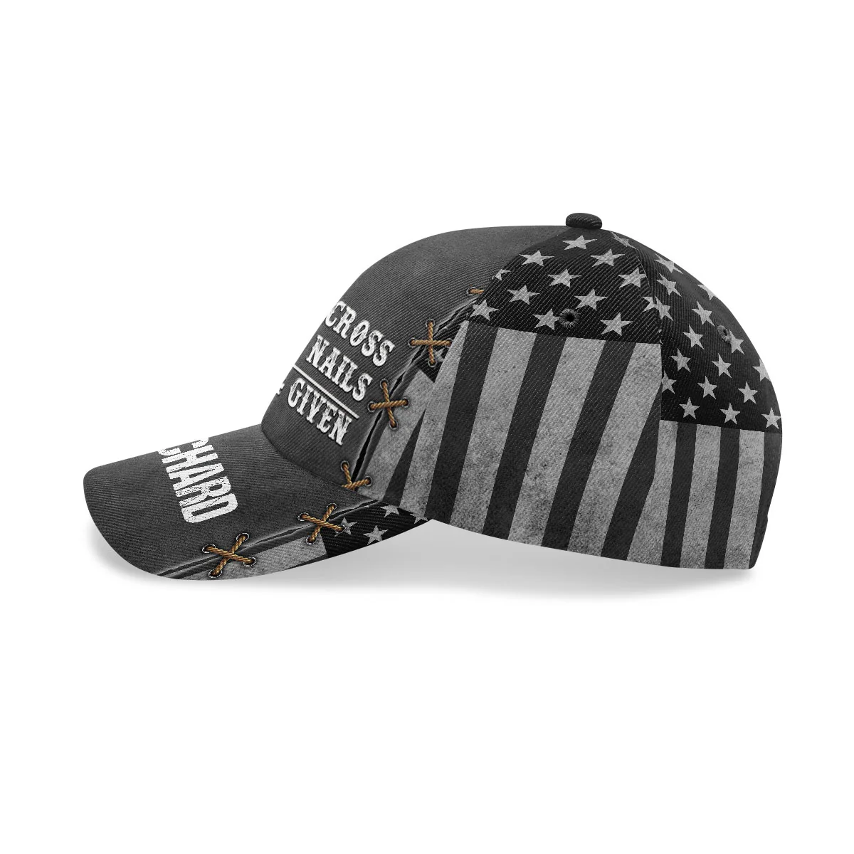 1 Cross 3 Nails 4 Given  Personalized Classic Cap