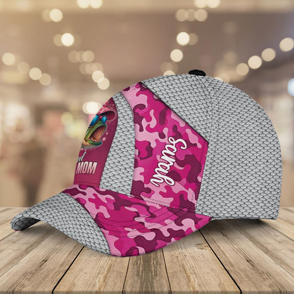 Personalized Reel Cool Mom Pink Classic Cap-CP1076